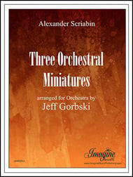 Three Orchestral Miniatures Orchestra sheet music cover Thumbnail